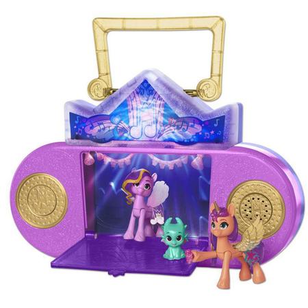 My Little Pony Brinquedo Musical 2 em 1: Karaoke e SPA, Playset com 20 – O  Gato Rápido