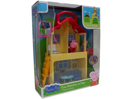 Brinquedo Sunny Casa Maletinha Peppa Pig Colorido 2313 - Casinha