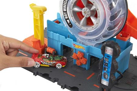 Playset Pista Hot Wheels Super Loja de Pneus - Mattel - Kidverte