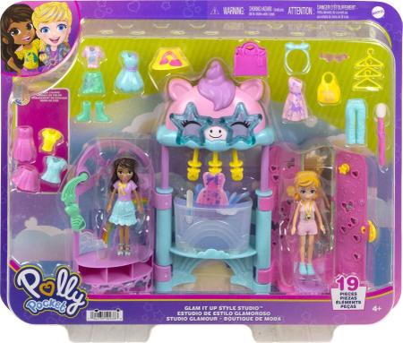 Playset Polly Pocket com Mini Bonecas - Boutique de Moda - Mattel