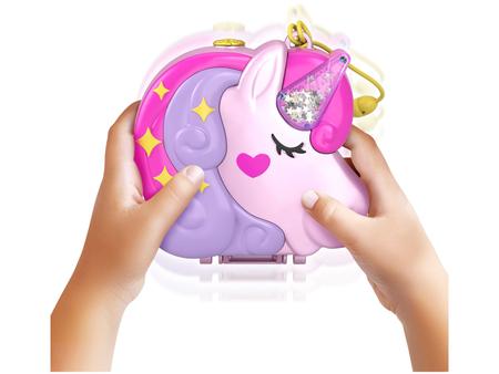 Polly Pocket Brinquedo Estojo Festa do chá de unicórnio