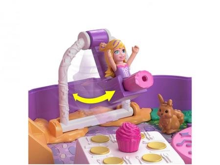 Polly Pocket Mattel Micro Padaria De Cupcakes