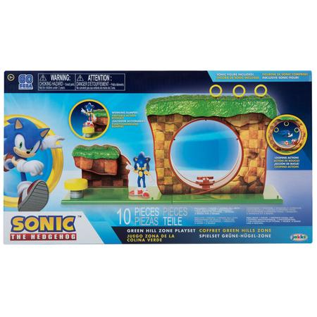 Sonic The Hedgehog Playset do Jogo Fase do Monte Verde em Promoção
