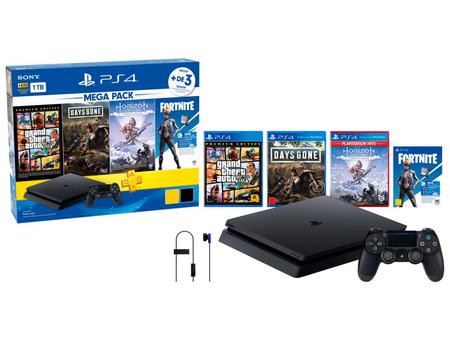 Playstation 4 1TB 1 Controle Sony - com 3 Jogos - Outros Games - Magazine  Luiza