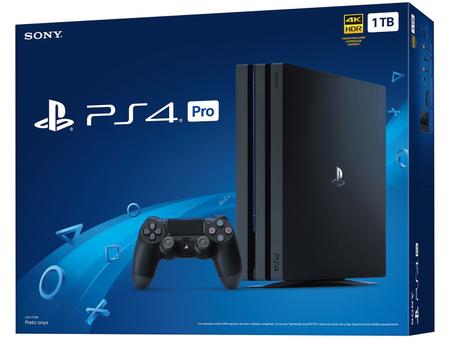 Playstation 4 Pro Branco - Ps4 Pro Branco 1tb Completo Nf