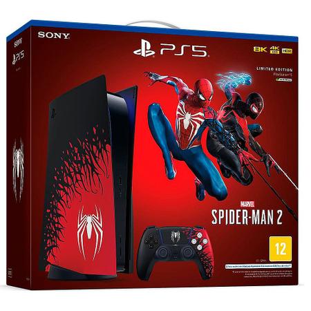 Playstation 5 Edição Limitada Spider-man 2 + Controle E Jogo