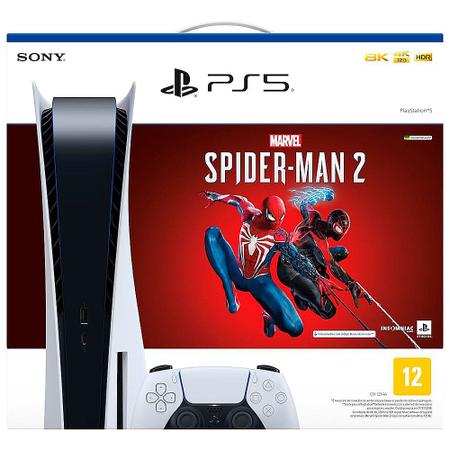 Controle Dualsense Playstation 5 - PS5 + Game Marvel's Spider-man