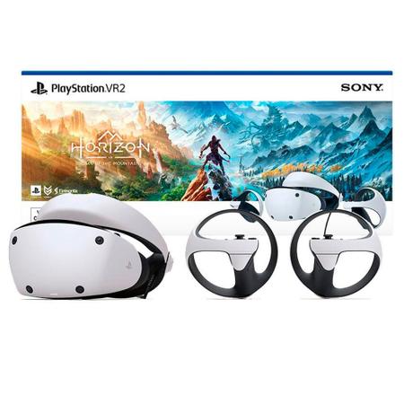PlayStation VR2 + Horizon Call of the Mountain Branco Para