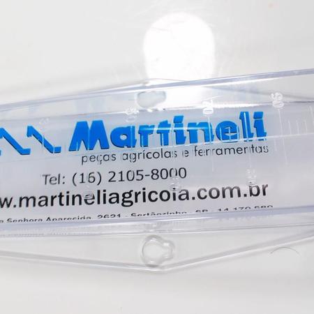 Imagem de Pluviômetro cristal 130 mm para controle de chuva - martineli 10109