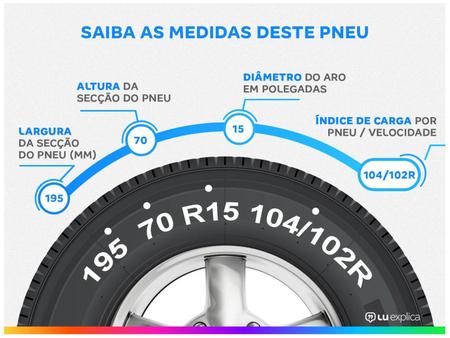 Imagem de Pneu Aro 15” 195/70R15 Firestone 104/102R