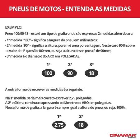 Imagem de Pneu Traseiro Rinaldi PD29 80/100-14 Honda Biz, Pop/ Traxx Prince, Sky/ Kasinski Win