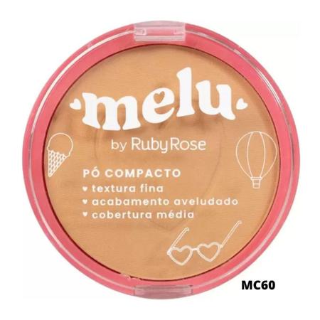 Imagem de Pó Compacto Linha Melu- Ruby Rose