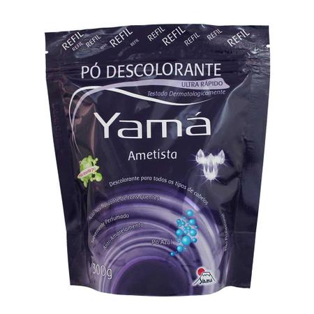 Imagem de Pó Descolorante Refil Ultra Rápido Dust Free Ametista Pó Azul 300g -Yamá