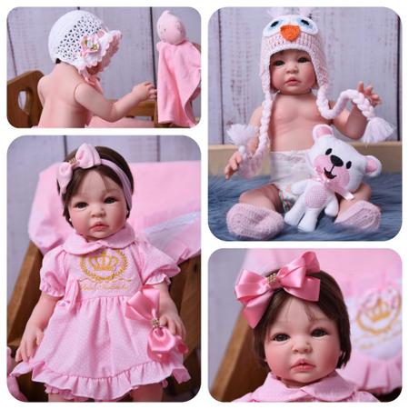 Bebê Reborn Boneca Princesa Original Realista Fada Promoção