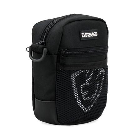 Imagem de Pochete Shoulder Bag Black Redinha Logotipo Everbags