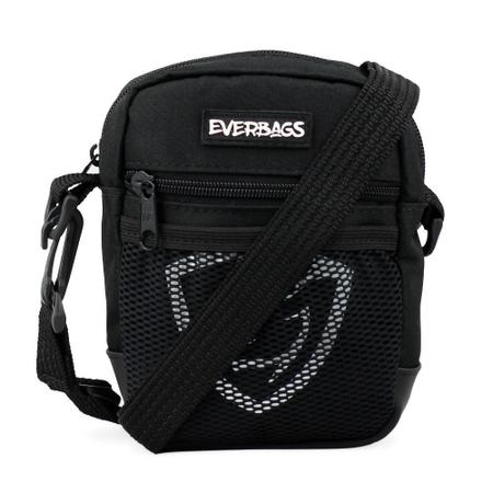 Imagem de Pochete Shoulder Bag Black Redinha Logotipo Everbags
