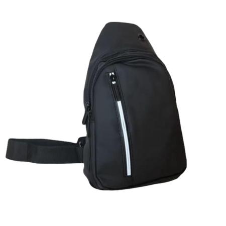 Imagem de Pochete Shoulder Bag Masculina Com Bolso Interno Impermeável