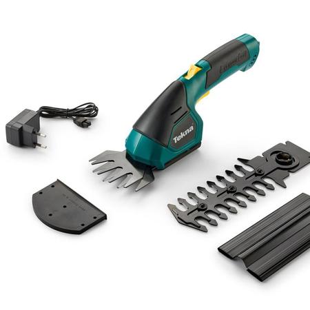 Podador Arbusto Elétrico A Bateria Tekna Cc10B Super Prático Imagem de Podador Arbusto Elétrico A Bateria Tekna Cc10B Super Prático