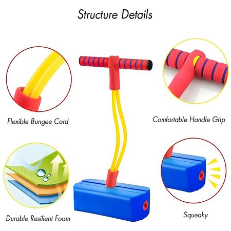 Imagem de Pogo Jumper de Espuma para Crianças - Brinquedo Divertido para Atividades ao Ar Livre (3+)