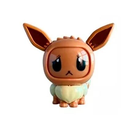 Kit 6 Pokemon Troca Rosto / Face + 6 Pokebolas Boneco Figure