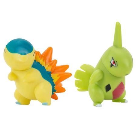 Pokemon - 2 Figuras de Ação de 5cm - Larvitar e Cyndaquil - Sunny - Bonecos  - Magazine Luiza