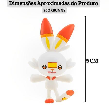 Boneco Pokémon Scorbunny Ataque Surpresa- Sunny