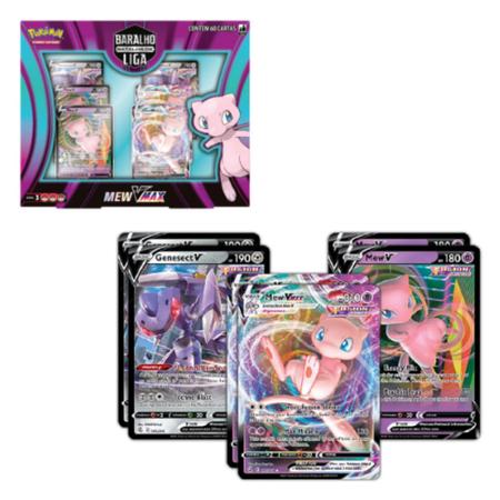 Baralho Batalha de Liga Pokémon Mew VMAX TCG Copag : :  Brinquedos e Jogos