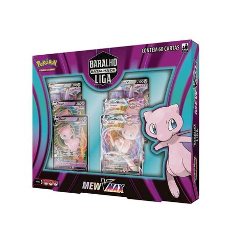 Pokemon Batalha de Liga Mew Vmax 32543 Copag - Deck de Cartas - Magazine  Luiza