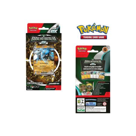 Lucario V Foil Pokémon Carta Em Português 27/73 - Deck de Cartas - Magazine  Luiza