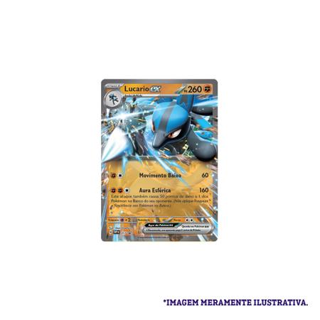 Lucario V Foil Pokémon Carta Em Português 27/73 - Deck de Cartas - Magazine  Luiza