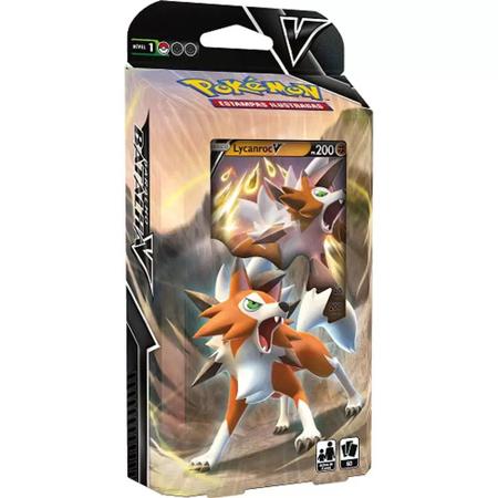 Cartas Pokémon Baralho Batalha V Deck Lycanroc V Copag