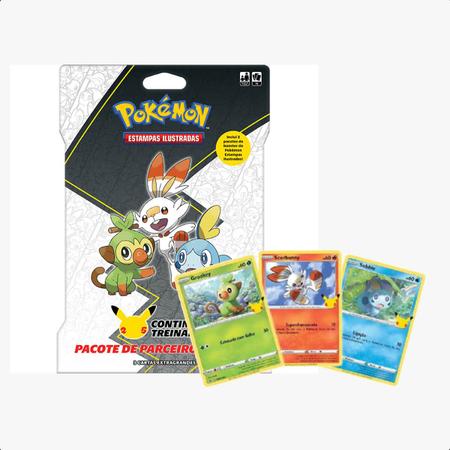 Kit Pokémon Iniciais De Galar Grookey Scorbunny Sobble