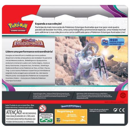 Jogo De Cartas Pokémon - Blister Quadruplo - Ev - Evoluções Em Paldea -  Varoom - Copag - WebContinental