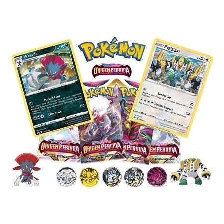 Blister Quadruplo Pokémon Regigigas Espada e Escudo 11 Origem Perdida -  Copag - Deck de Cartas - Magazine Luiza