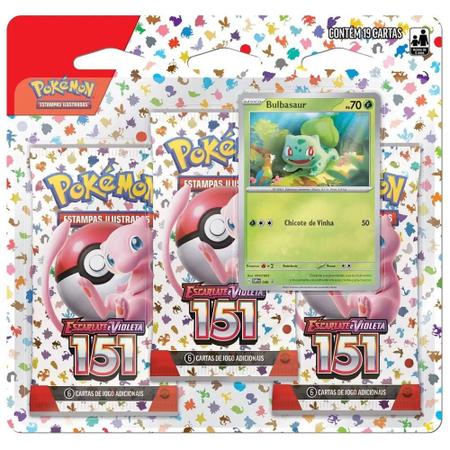 Blister Triplo Pokémon Go Copag - Bulbasaur - Deck de Cartas - Magazine  Luiza