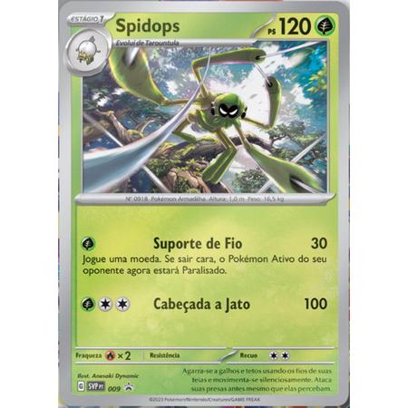 Pokémon TCG: 2 Triple Pack SV1 Escarlate e Violeta - Spidops e Espathra -  Pokémon Company - Deck de Cartas - Magazine Luiza