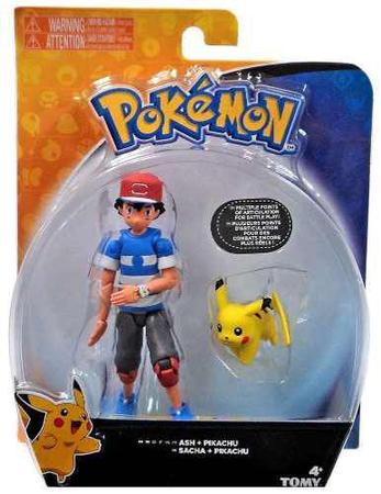 Boneco Pokémon Ash + Pikachu - Sunny Brinquedos - Bonecos - Magazine Luiza