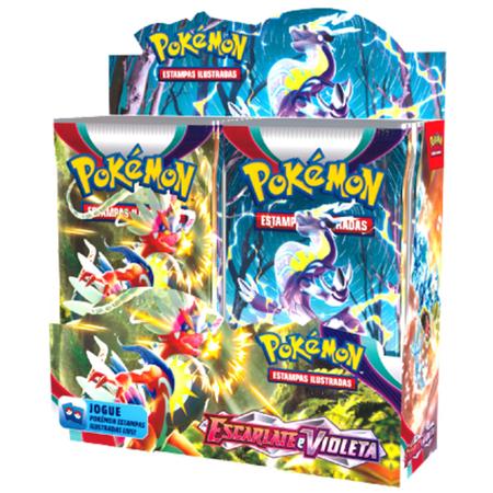 Jogo De Cartas Pokémon Escarlate E Violeta Com 6 Copag - Atacado Dosul