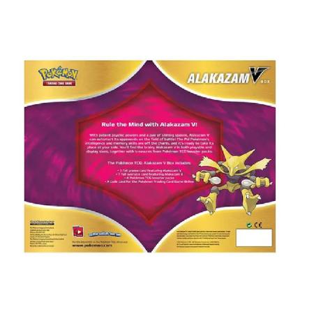 Box Pokemon Coleção Alakazam V - Copag