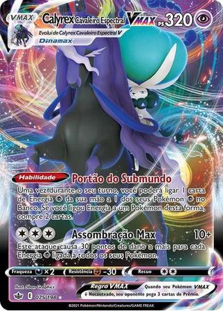 Batalha De Liga Pokémon Calyrex Vmax 120 Cartas 31515 - Copag - Deck de  Cartas - Magazine Luiza