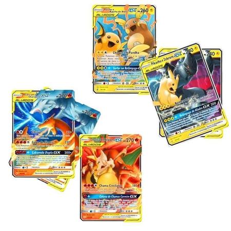 Pokémon Tcg: Baralhos Batalha De Liga - Pikachu E Zekrom-gx + Reshiram E  Charizard-gx - Pokemon - #