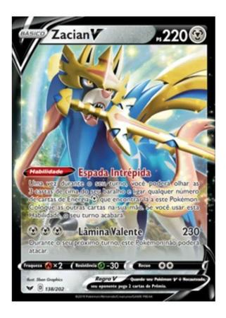 BATALHA DE DECK POKEMON COM TURBO ZACIAN V - BARALHO DE CARTA POKEMON TCG  (PTCGO)