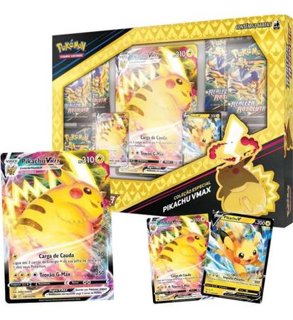 Pokémon Box Coleção Especial Pikachu Vmax - Copag