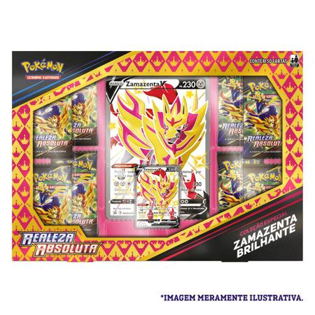 Pokémon Box Coleção Realeza Absoluta Zamazenta Shiny V Copag