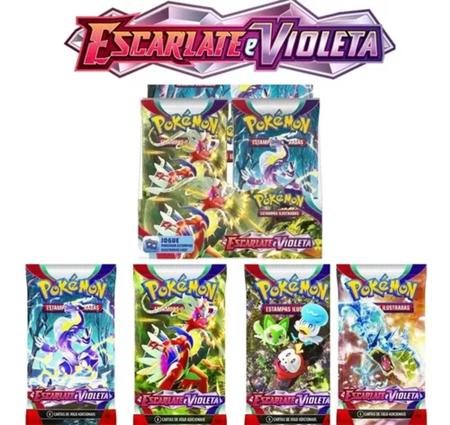 36 Pacotes Caixa Pokémon Booster 216 Cartas - Escarlate e Violeta