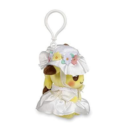 Pok mon Center Pikachu Happy Spring Chaveiro de pel cia Pokemon