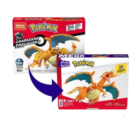 Conjunto de Construção Charizard Pokemon Mega Construx, Brinquedos