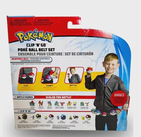 Pokemon Pokebola Pikachu Figura Batalha Cinto Brinquedos, Magalu Empresas