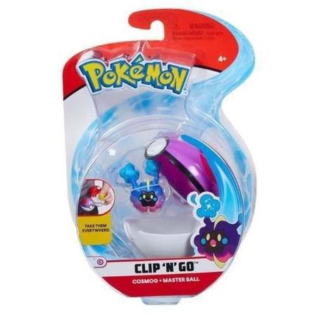 Imagem de Pokémon Clip N Go - Kit C/ 6 Pokébola Com Clip e 6 bonecos - Dtc