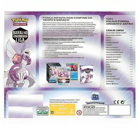 Pokémon Deck Batalha de Liga Palkia v-astro copag 32794 em